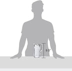 Quadly Bandly - Plastic Pitcher (64 oz, 2 Quart), Clear Water Pitcher with Lid, Fridge Jug, BPA-Free, alternate view 2