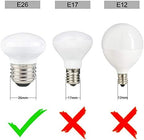R14 LED Bulbs,4W 25W Equivalent, E26 Base, Daylight White, alternate view 3