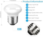 R14 LED Bulbs,4W 25W Equivalent, E26 Base, Daylight White, alternate view 4
