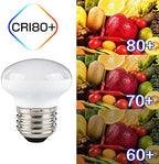 R14 LED Bulbs,4W 25W Equivalent, E26 Base, Daylight White, alternate view 6