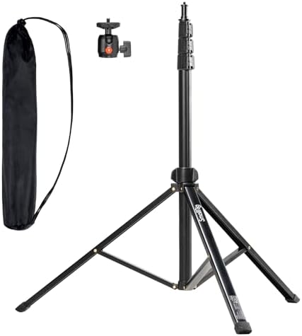 RA-S200 Photography Light Stand, 6.6ft Aluminum Lighting Tripod