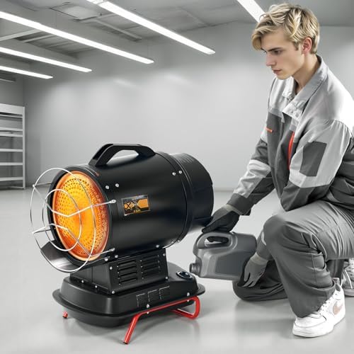 Radiant Heater, 70000 BTU Portable Space Heater with Handle, 8 Hour Heating, Adjustable Temperature, Indoor &, alternate view