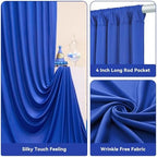 Rainbow Backdrop Curtains Panels for Parties Wedding Baby Shower 15x10ft Birthday Party Photography Background, alternate
