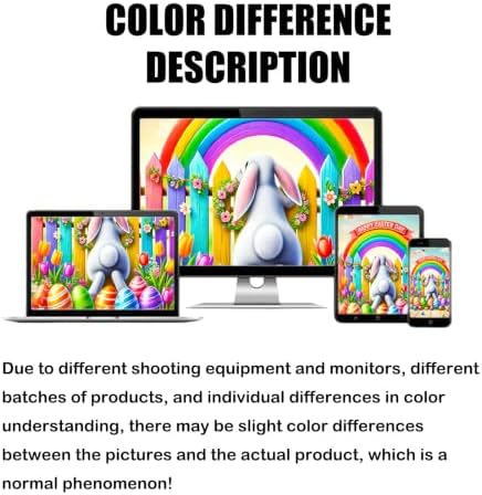 Rainbow Bunny Easter Door Cover 35x70 Inches Polyester in 35x70 Inches, alternate view 7