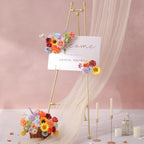 Rainbow Colorful Artificial Flowers Combo Box Set for Wedding Bouquets Home in Bright Multi-color, alternate view 7