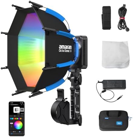 Ray 120c RGB Video Light,120W Portable Studio Light IP54