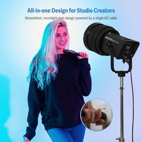 Ray 660c RGB LED Video Light 660W APP/DMX Control 12 Effects, alternate view 2