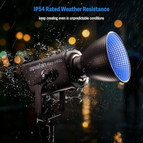 Ray 660c RGB LED Video Light 660W APP/DMX Control 12 Effects, alternate view 6