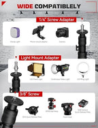 RB-A400 Round Base Light Stand Monopod 79" Tripod, alternate view 6