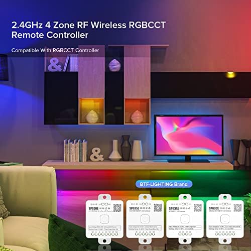 RB4 2.4G Wireless Touch RF Remote for PWM or SPI RGBCCT LED, alternate view 6