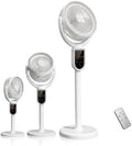 Rechargeable Cordless Pedestal Fan, Standing Air Circulator Fan with Remote