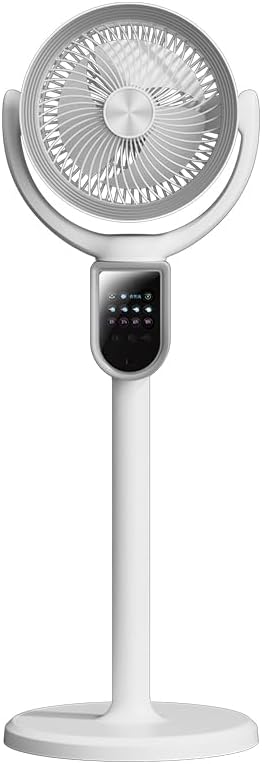 Rechargeable Cordless Pedestal Fan, Standing Air Circulator Fan with Remote, alternate view 4
