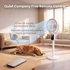 Rechargeable Cordless Pedestal Fan, Standing Air Circulator Fan with Remote, alternate view 7
