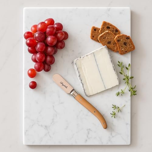 Rectangle Marble Cheese Board 15.8 x 11.8 Inch Charcuterie Cutting Tray Marble Serving Decorative for Decoration