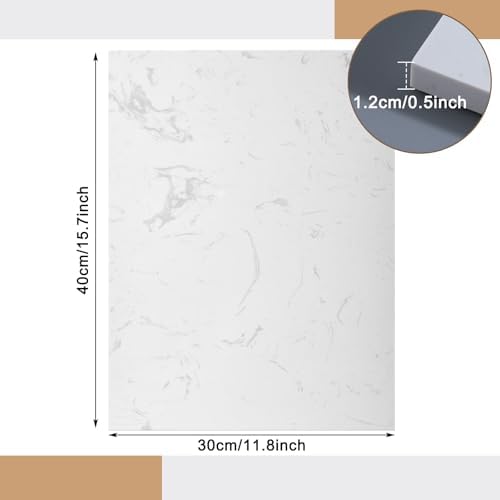Rectangle Marble Cheese Board 15.8 x 11.8 Inch Charcuterie Cutting Tray Marble Serving Decorative for Decoration, alternate