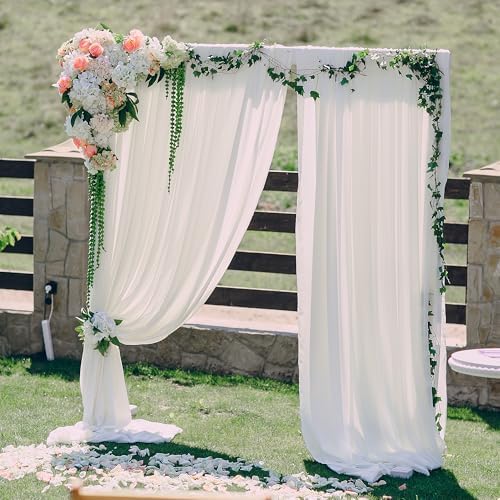 Rectangle Metal Backdrop Frame Stand, 6.56 FT Wedding Decor Flower Ballon Arbor Stand, alternate view 4
