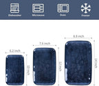 Rectangle Serving Platters - 14" 12" 10" Porcelain Serving Trays Plates for Party BBQ Appetizers Sushi Dessert, alternate