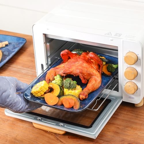 Rectangle Serving Platters - 14" 12" 10" Porcelain Serving Trays Plates for Party BBQ Appetizers Sushi Dessert, alternate