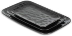 Rectangle Serving Platters - 14" 12" 10" Porcelain Serving Trays Plates for Party BBQ Appetizers Sushi Dessert