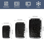 Rectangle Serving Platters - 14" 12" 10" Porcelain Serving Trays Plates for Party BBQ Appetizers Sushi Dessert, alternate