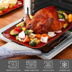 Rectangle Serving Platters - 14" 12" 10" Porcelain Serving Trays Plates for Party BBQ Appetizers Sushi Dessert, alternate