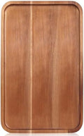 Rectangular Acacia Wood Tray Large Charcuterie Boards Party Serving Platter in 14" x 8" in Brown