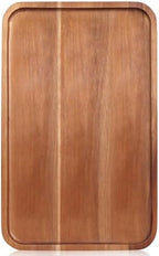 Rectangular Acacia Wood Tray Large Charcuterie Boards Party Serving Platter in 14" x 8" in Brown