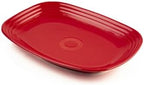 Rectangular Platter, (11.75") - Durable Ceramic, Lead-Safe, Dishwasher/Microwave/Oven Safe - Made in USA