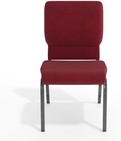 Red 18.5" W Stacking Church Chair, 4-Pack, alternate view 5