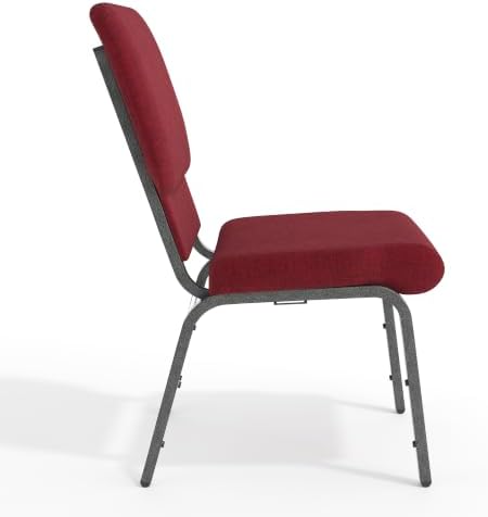 Red 18.5" W Stacking Church Chair, 4-Pack, alternate view 6