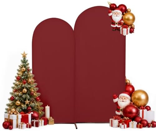 Red 7.2 6.6 ft Arch Backdrop Cover Arch Covers Arch Backdrop Cover