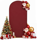 Red 7.2 ft Arch Backdrop Cover Arch Covers Arch Backdrop Cover