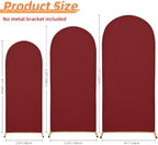 Red 7.2 ft Arch Backdrop Cover Arch Covers Arch Backdrop Cover, alternate view 3