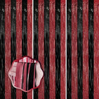 Red and Black Foil Fringe Backdrop Curtains, 3.3x8.2ft, 3 Pack in 3.3x8.2ft