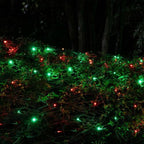 Red and Green Christmas String Lights, 300 LED 100 FT Connectable Waterproof String Lights Green Wire with 8, alternate view