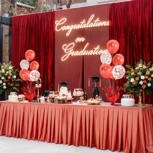 Red Balloon Table Centerpiece Kit, 4 Sets Red Balloon Stands for Tables with Metallic Star Centerpieces, alternate view 5