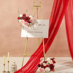 Red&Pink Artificial Flowers Combo Box Set for Wedding Bouquets Home Decor in Red&pink, alternate view 6