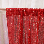 Red Sequin Backdrop,8FT x 10FT Sequin Photography Backdrop Curtain for Valentines Day Party Decoration in 8 x, alternate view
