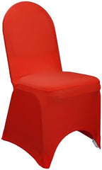 Red Stretch Spandex Banquet Chair Cover - Wedding Slip Premium Quality Cover in Red