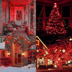Red Valentines Decor Lights, 32.5FT 100 LED Valentine's Day String Lights Outdoor Indoor, 16 Lighting Mode Plug, alternate