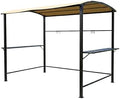 Reinforced Replacement Canopy Top Cover Compatible with The Ca-Gz-N01/N02/N03/N09 Cobana 8' x 4.6' Grill Gazebo