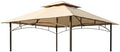 Reinforced Replacement Canopy Top Cover Compatible with The GHG-0909DP-NT, GHG-0808DP-beige ABCCANOPY 8' x 8'