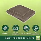 Reinforced Replacement Canopy Top Cover Compatible with The L-GZ136PST and L-GZ136PST-2 Madaga 10' x 10' Gazebo, alternate