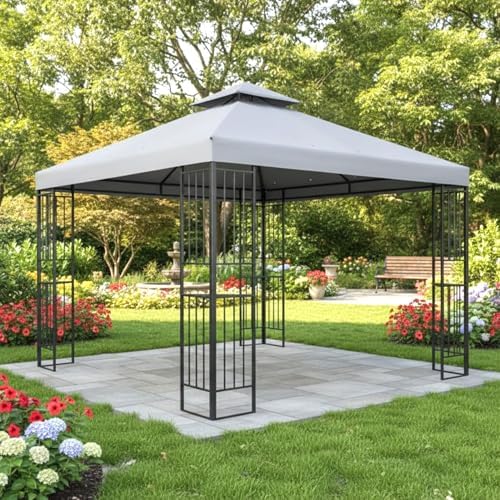 Reinforced Replacement Canopy Top Cover Compatible with The MS10-301-004-01 Mainstays 2020 Easy Assembly 10' x, alternate