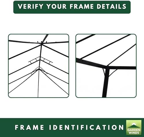 Reinforced RipLock 350 Replacement Canopy Top and Netting Set Compatible with Garden Oasis 12' x 16' Gazebo, alternate view 7