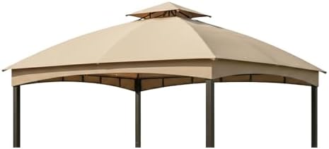 Reinforced RipLock 350 Replacement Canopy Top Cover Compatible with 10' x 12' Gazebo Models TPGAZ2303D