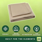 Reinforced RipLock 350 Replacement Canopy Top Cover Compatible with 10' x 12' Gazebo Models TPGAZ2303D, alternate view 7