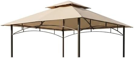 Reinforced RipLock 350 Replacement Canopy Top Cover Compatible with ABCCANOPY 8' x 8' Gazebo Models