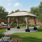 Reinforced RipLock 350 Replacement Canopy Top Cover Compatible with Crestfield 11’ x 13’ Gazebo Model A101017510, alternate