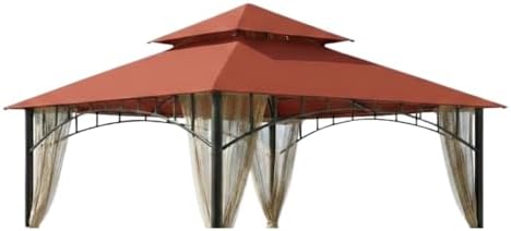 Reinforced RipLock 350 Replacement Canopy Top Cover Compatible with Madaga 10' x10' Gazebo Models L-GZ136PST